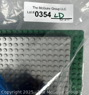 Lego Base Plates and Mostly Tyco Super Bricks and Figures