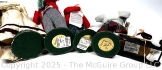 Five (5) Byers Choice Christmas Figures
