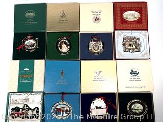 Collection of Eight (8) White House Christmas Ornaments