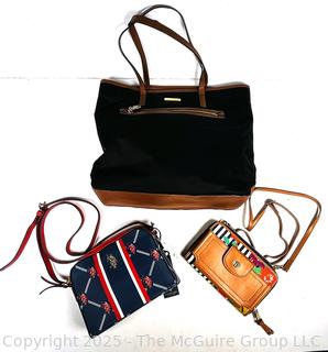 Three (3) Handbags Including Michael Kors, Ralph Lauren New with Tag and Spartina