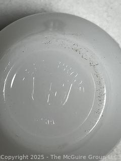 Fire-King Mixing Bowls, Bromwell Flour Sifter, Noritake Saucers, Mid Century Glassware and More