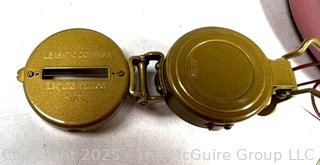 Compass, Horn, Decorations, Stapler, Pencil Sharpener, Cast Iron Bank, Trinket Box. 