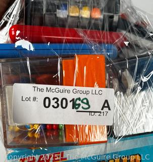 Hand-Held Games Including Puzzles, Sound Gizmo, The Etch A Sketch Animator, Travel Battleship, TOMY and Electronic Pinball, Untested