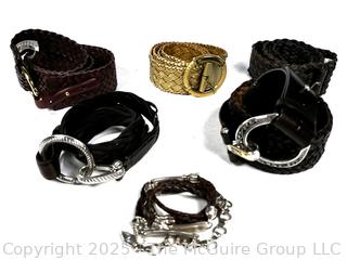 Six (6) Womens Belts New with Tags