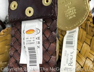 Six (6) Womens Belts New with Tags