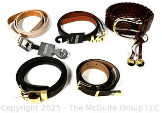 Five (5) Women's Belts by Michael Kors New with Tags