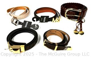 Five (5) Women's Belts by Michael Kors New with Tags