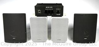Two (2) Sets of Audio Speakers with Selector Box