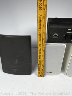 Two (2) Sets of Audio Speakers with Selector Box