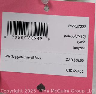 Three (3) Kate Spade Travel Lanyard Card Cases New with Tags