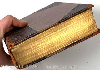 Leather Bound, Beacon Lights of History by John Lord Volume V The Middle Ages, 1883 Book