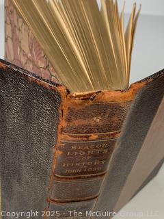 Leather Bound, Beacon Lights of History by John Lord Volume V The Middle Ages, 1883 Book