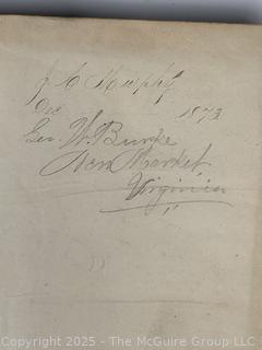 Leather Bound Works of Horace with English Notes Critical and Explanatory by Charles Anthon 1872, Book