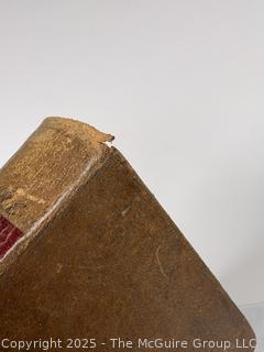 Leather Bound Works of Horace with English Notes Critical and Explanatory by Charles Anthon 1872, Book