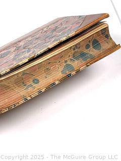 Leather Bound with Marbled Paper The Mill on the Floss by George Eliot  