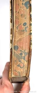 Leather Bound with Marbled Paper The Mill on the Floss by George Eliot  