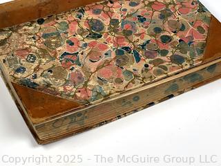 Leather Bound with Marbled Paper The Mill on the Floss by George Eliot  