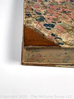Leather Bound with Marbled Paper The Mill on the Floss by George Eliot  