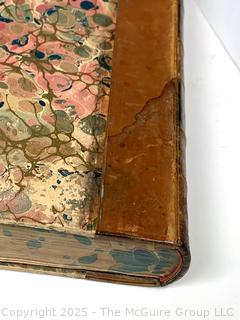 Leather Bound with Marbled Paper The Mill on the Floss by George Eliot  