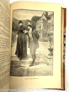 Leather Bound with Marbled Paper The Mill on the Floss by George Eliot  