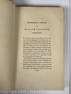 Green Leather Bound With Gilt The Shipwreck, A Poem In Three Cantos by William Falconer, Book