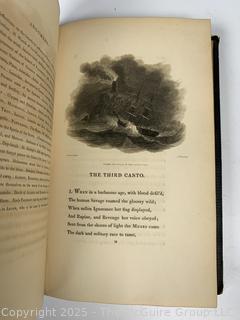 Green Leather Bound With Gilt The Shipwreck, A Poem In Three Cantos by William Falconer, Book