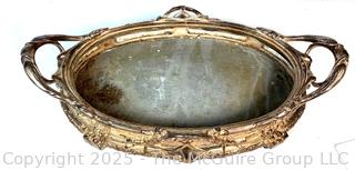 Continental Art Nouveau Gilt Bronze Jardiniere Centerpiece