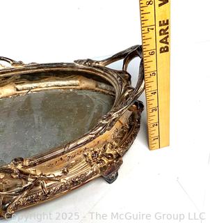 Continental Art Nouveau Gilt Bronze Jardiniere Centerpiece