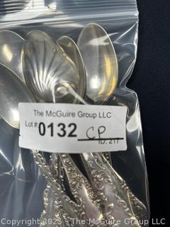Ten (10) Sterling Silver Teaspoons (169 Grams) 