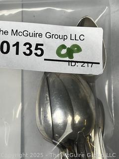 Ten (10) Sterling Silver Teaspoons (141 Grams)