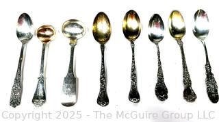 Eight (8) Sterling Silver Spoons. 74 Grams