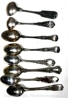 Eight (8) Sterling Silver Spoons. 74 Grams