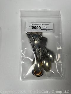 Eight (8) Sterling Silver Spoons. 74 Grams