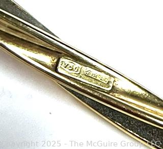  18kt Yellow Gold Twisted Bangle Bracelet. 8 Grams