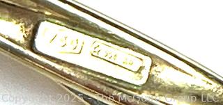  18kt Yellow Gold Twisted Bangle Bracelet. 8 Grams