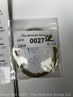  18kt Yellow Gold Twisted Bangle Bracelet. 8 Grams
