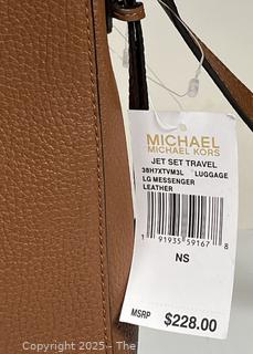 Michael Kors Brown Jet Set Messenger Handbag, New with Tags