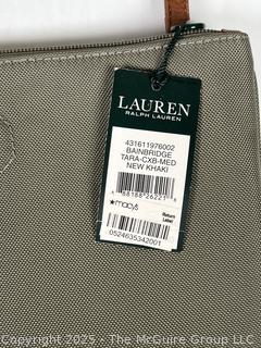 Khaki Ralph Lauren Bainbridge Crossbody Handbag, New with Tags