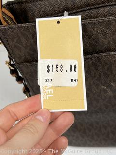 Michael Kors Signature Jet Set Travel Messenger Handbag, New with Tags