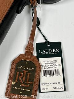 Ralph Lauren Brown Newbury Crossbody Handbag, New with Tags