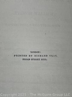 Gilt Leather Bound Homes and Haunts of the Most Eminent British Poets by William Howitt, 4th Edition, London, 1858, Book