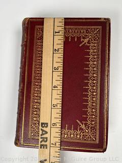 Gilt Leather Bound Homes and Haunts of the Most Eminent British Poets by William Howitt, 4th Edition, London, 1858, Book