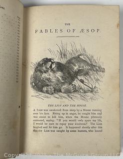Three Hundred Aesop's Fables, Translated from the Greek The Rev. Geo. Fyler Townsend, 1800's.  Book