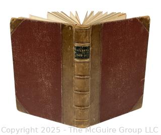 Leather Bound Mémoires de Jacques Casanova 1863. Book