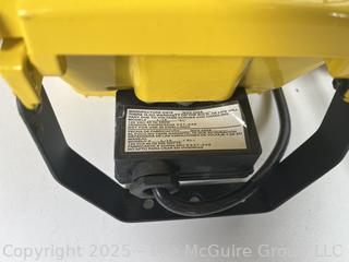 Two (2) Corded WorkForce Brand Halogen Shop Lamps