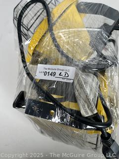 Two (2) Corded WorkForce Brand Halogen Shop Lamps