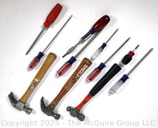 Hammers and Screwdrivers Hand Tools