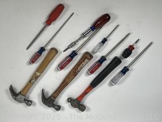 Hammers and Screwdrivers Hand Tools