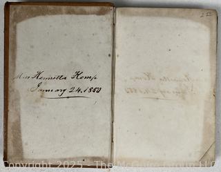 Leather Bound Elements of Geology For The Use of Schools & Academies 1846, Book by William W. Mather  