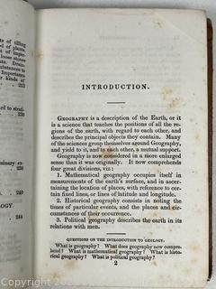 Leather Bound Elements of Geology For The Use of Schools & Academies 1846, Book by William W. Mather  